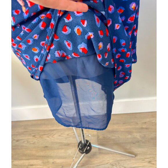 C&E Lifestyle Navy Polka Dot Tunic Dress - Picture 10 of 12